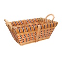 Cesta vimini miele rettangolare cm43x30h18