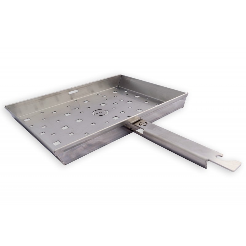 Cestino di cottura per barbecue manico removibile cm 27 x 19 x 3 h