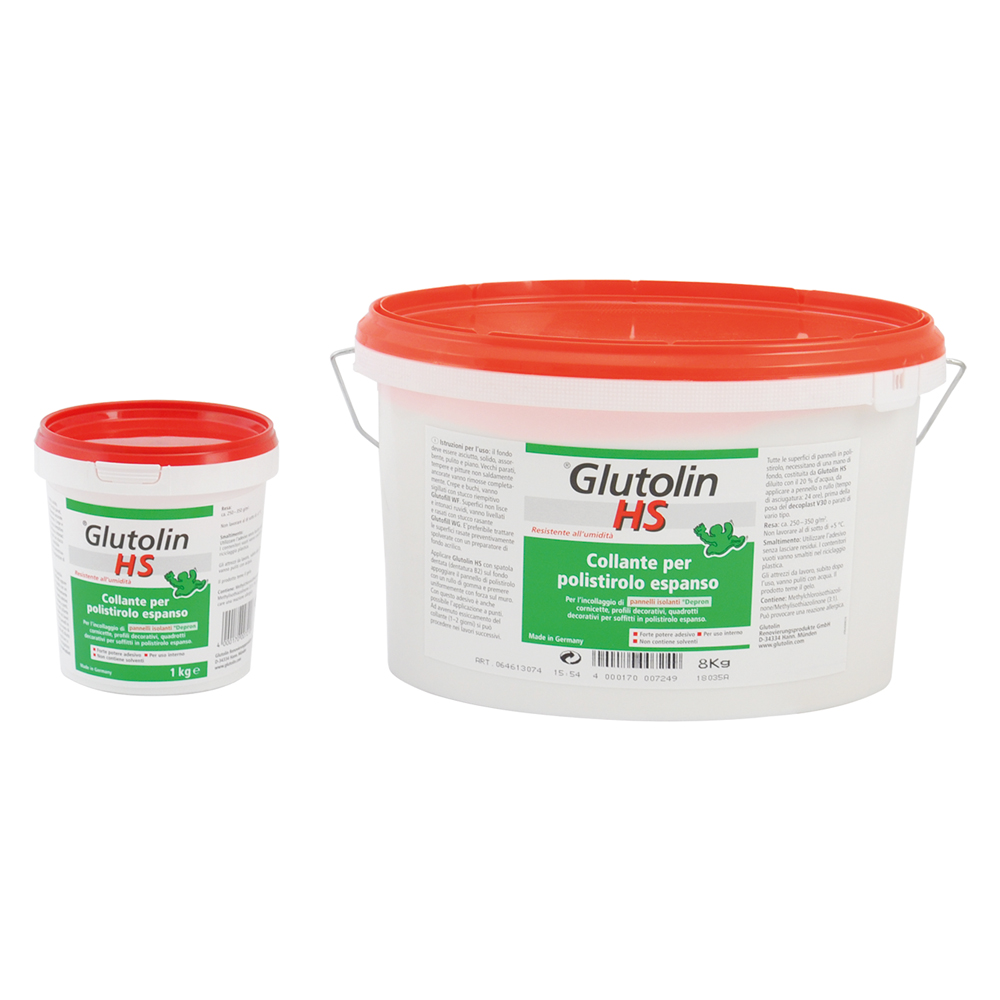 Collante Per Polistirolo 'Glutolin Hs' - Kg. 8 Secchio