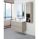 Composizione Bagno due cassetti Tortora Linea Pastello  90x47x h60 cm