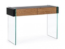 Consolle 2C Line Wood Nero110X40  