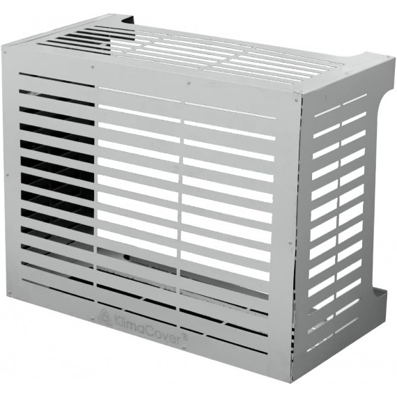 Copricondizionatore in alluminio bianco L86 x P44 x H68 cm - Resistente per esterno