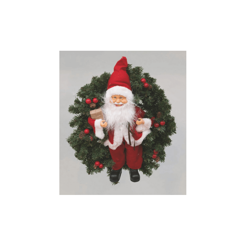 Corona 45Cm Bacche Rosse
