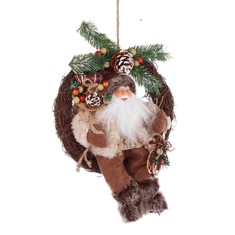 Corona Babbo Alpino Naturale Ø30 cm