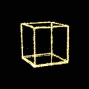 Cubo luminoso con microled classic  cm 45 x 45