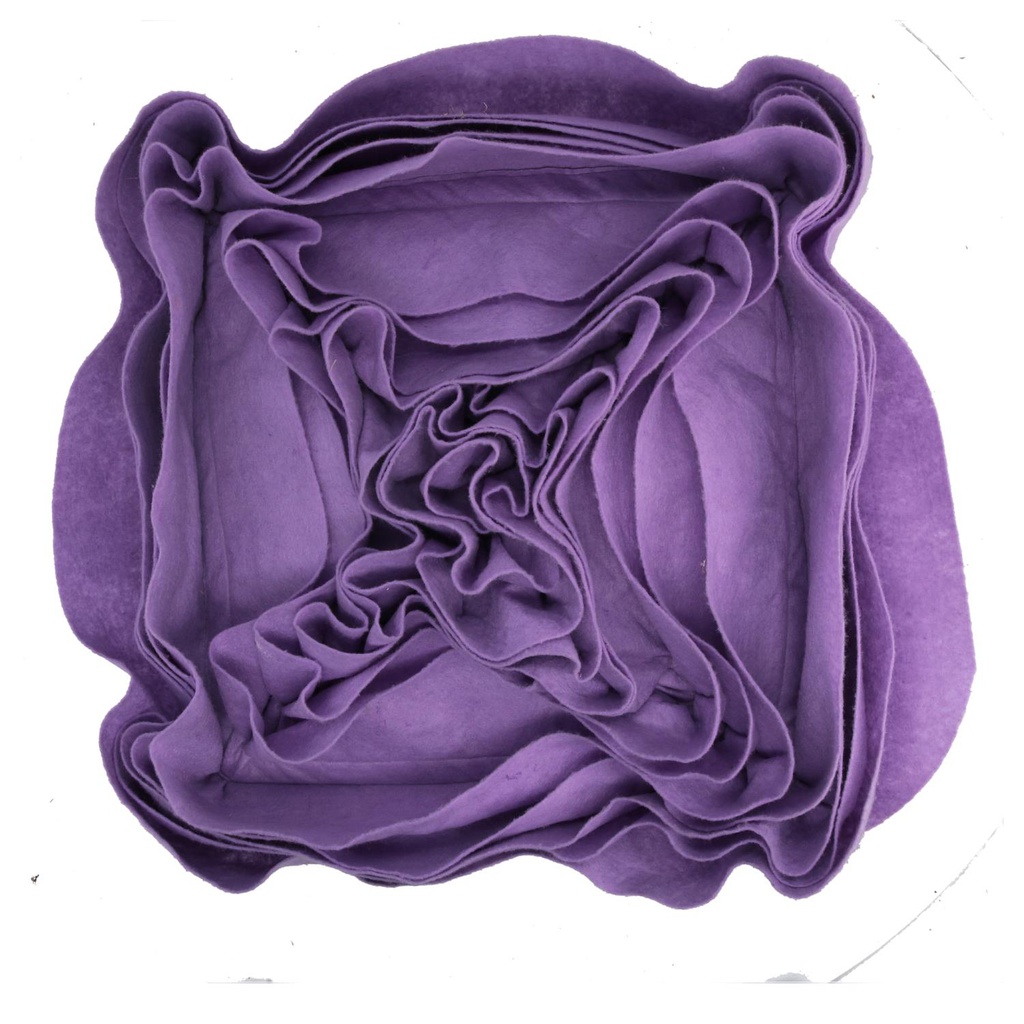 Cuscino panno lilla grande ca-4317 cm. 50 x 50 x 15