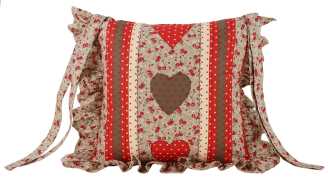 Cuscino sedia con rouches tp-0128 cm. 40 x 40