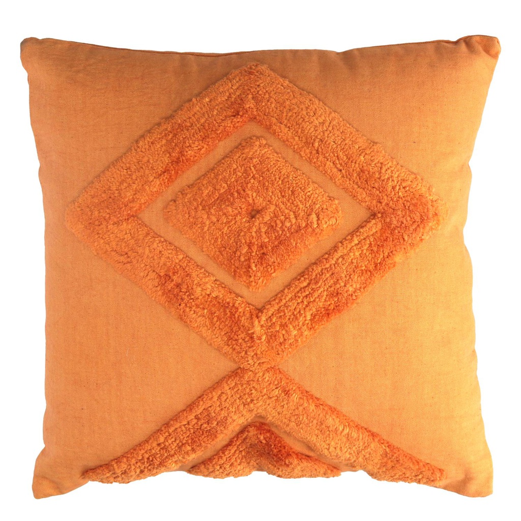 Cuscino tessuto arancione cm 40x40h12