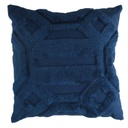 Cuscino tessuto blu cm 40x40h12
