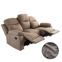 Divano Chicago 3 posti reclinabile silver grey Ranger 10