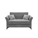 Divano due posti in tessuto con contenitore Grigio BUKET 160x86x h85 cm