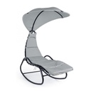 Dondolo Chaise Longue da esterno Baffin Antracite