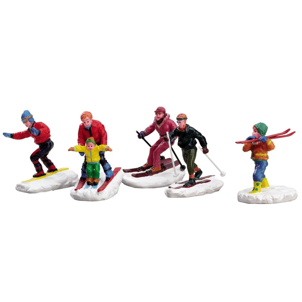 FIGURINE DIVERTENTI INVERNALI SET DI 5