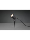 Faretto Da Esterno Orientabile Ubangi Nero Con Picchetto GU10 IP65 Trio Lighting