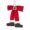 Fiocco natale panno ro. x porta nbr-1255 cm. 48 x 6 h 53