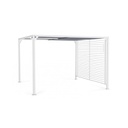 Gazebo Noah da esterno bianco 3x3,6 m