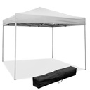 Gazebo Pieghevole 3x3 Bianco in PVC Impermeabile