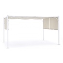 Gazebo Slide 3x4 cm bianco-tortora