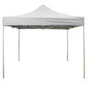 Gazebo pieghevole 2x2 Bianco in PVC impermeabile