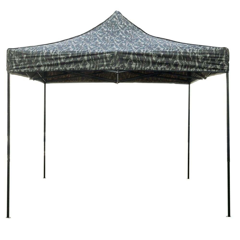 Gazebo pieghevole 3x3 Mimetico in PVC impermeabile