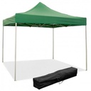Gazebo pieghevole 3x3 Verde in PVC impermeabile