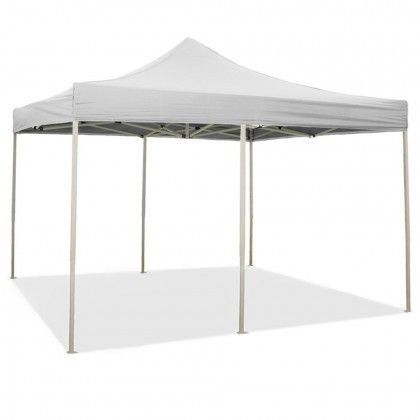 Gazebo pieghevole 3x6 Bianco in PVC impermeabile