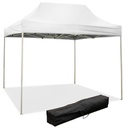 Gazebo richiudibile pieghevole 3 x 2 Bianco in PVC impermeabile