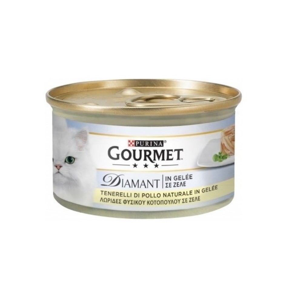 Gourmet Diamant con pollo in gelèe Purina 85 grammi