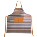 Grembiule Stripe bordeaux tinto in filocm80x90