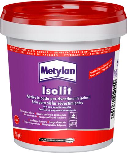 Henkel Metylan Isolit 925g: Colla adesivo per polistirolo, sughero, piastrelle e ceramica.