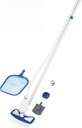 Kit per Pulizia Piscina Fuori Terra con Retino e Spazzola 58234