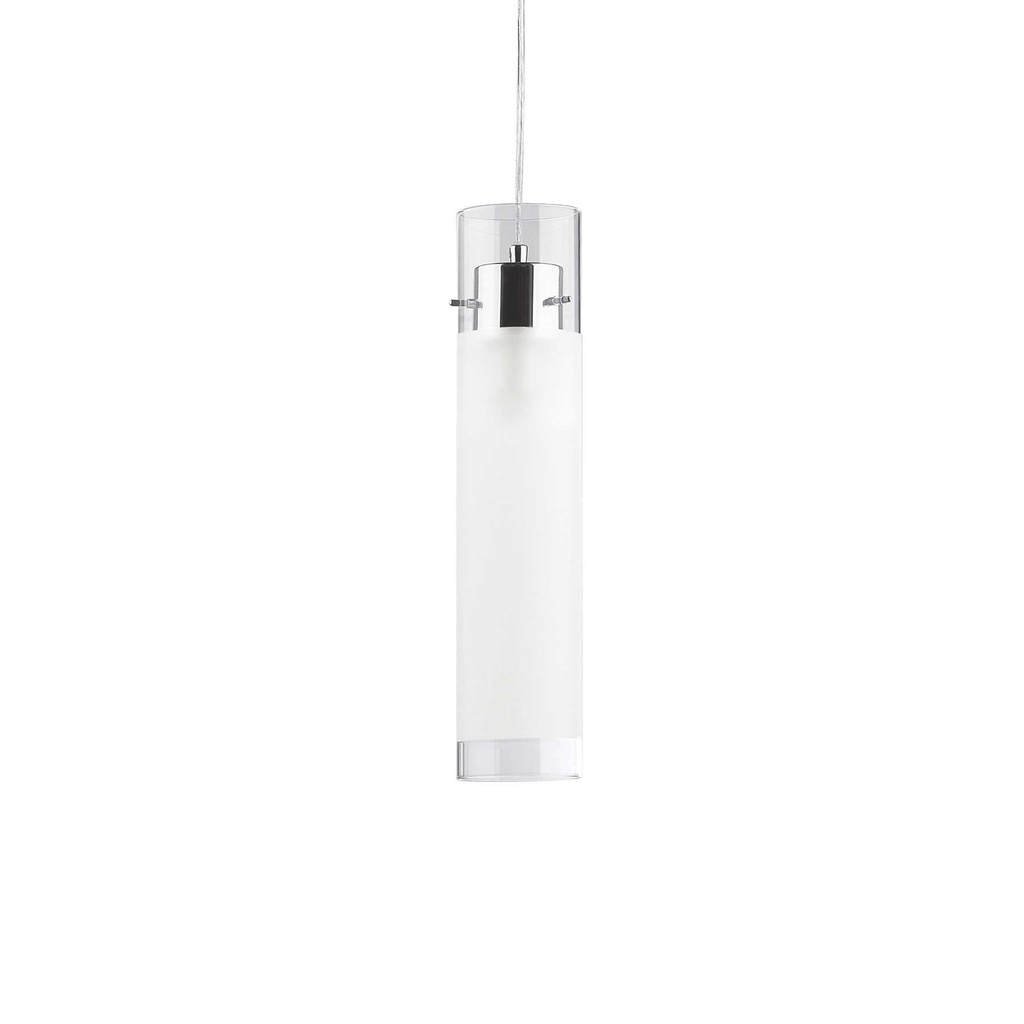 Lampada a sospensione bianco D 100 x H min 700 - max 2450 mm