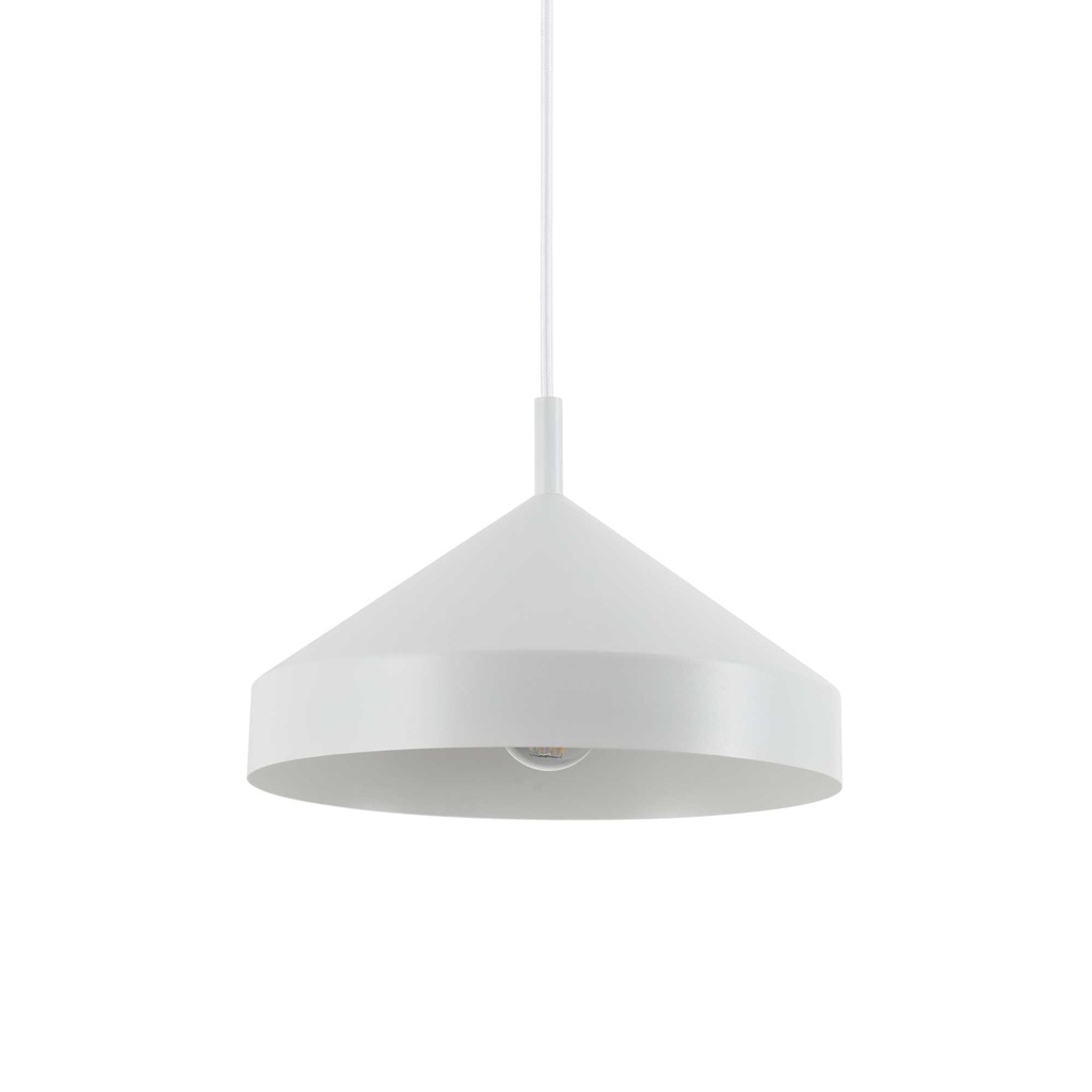 Lampada a sospensione bianco D 300 x H min 400 - max 2150 mm