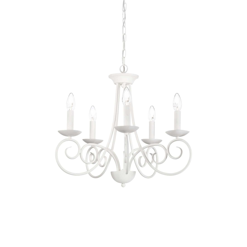Lampada a sospensione bianco D 550 x H min 720 - max 1600 mm