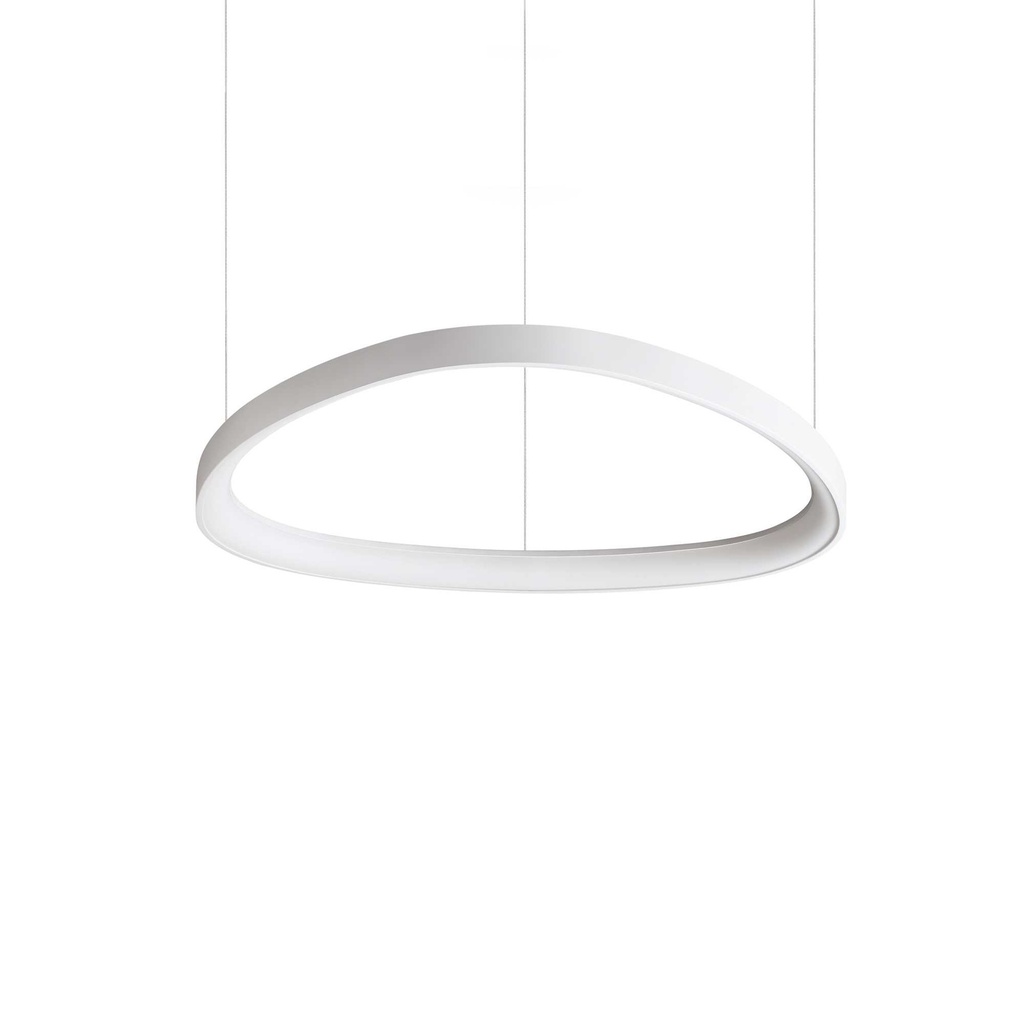 Lampada a sospensione bianco L 610 x H min 285 - max 1515 x P 610 mm