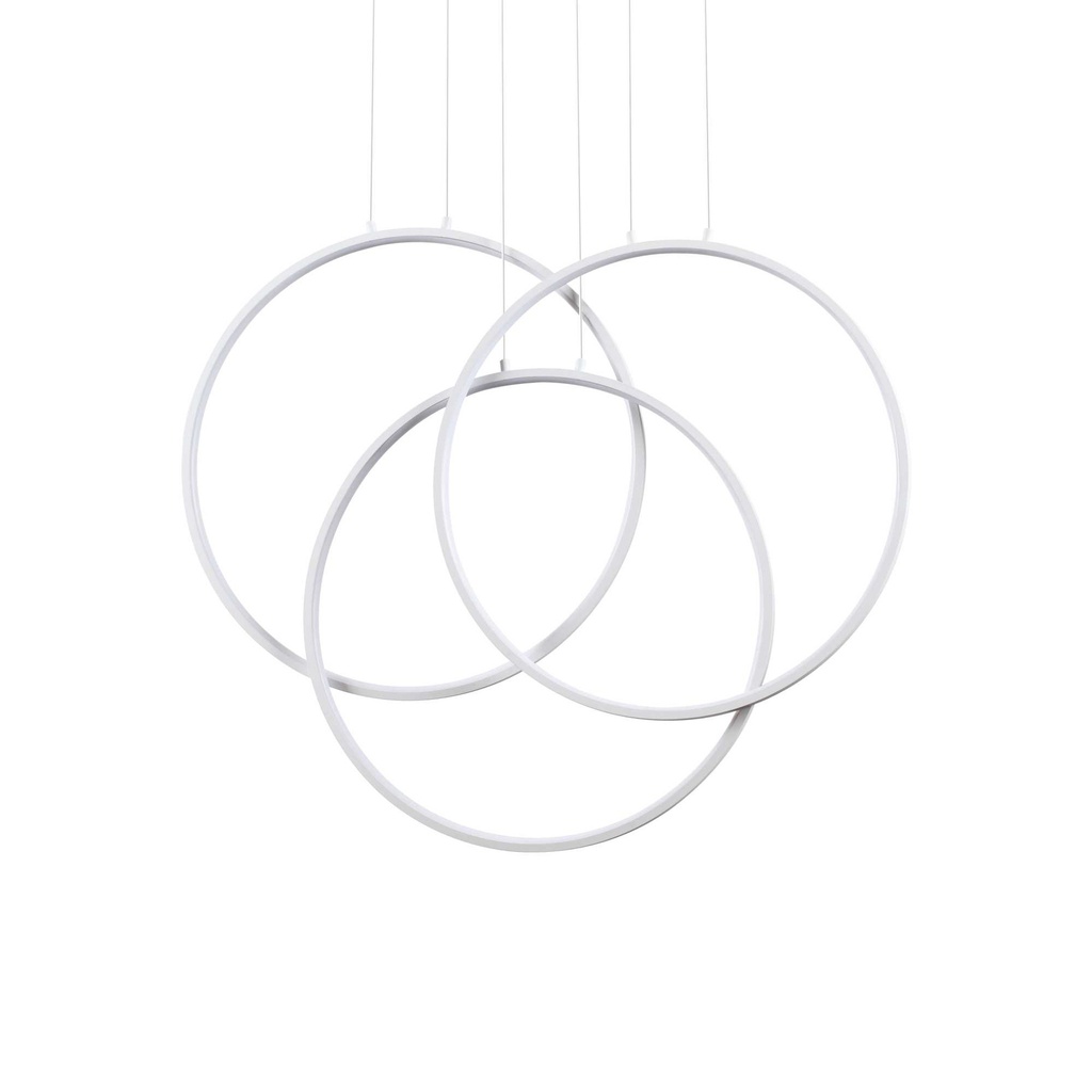 Lampada a sospensione bianco L 685 x H min 800 - max 1200 x P 130 mm