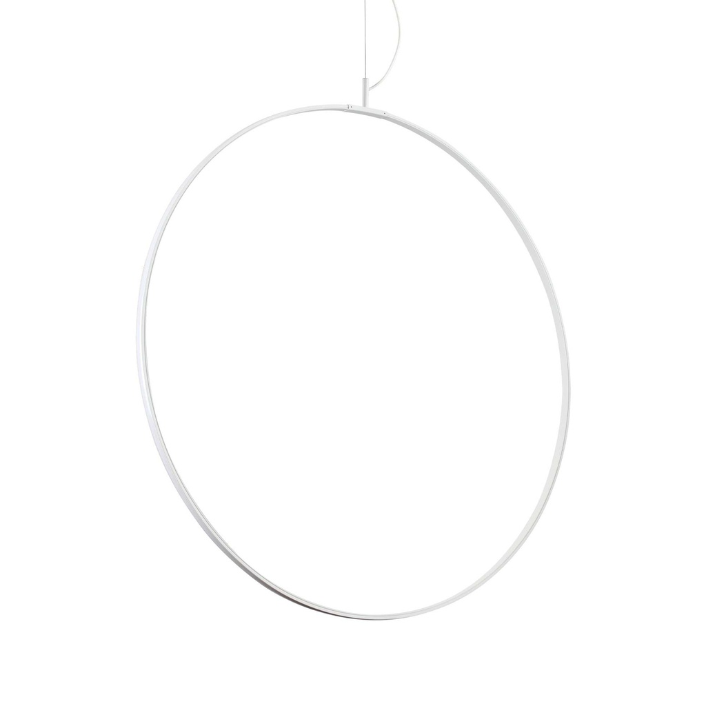Lampada a sospensione bianco L 900 x H min 1220 - max 2970 x P 160 mm