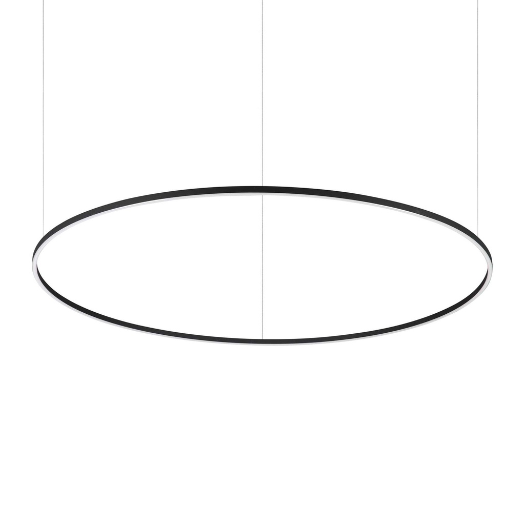 Lampada a sospensione nero D 1500 x H min 275 - max 2025 mm