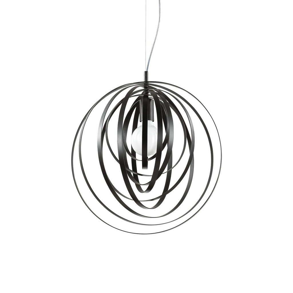 Lampada a sospensione nero D 460 x H min 690 - max 2440 mm