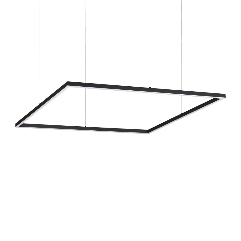Lampada a sospensione nero L 900 x H min 275 - max 2025 x P 900 mm