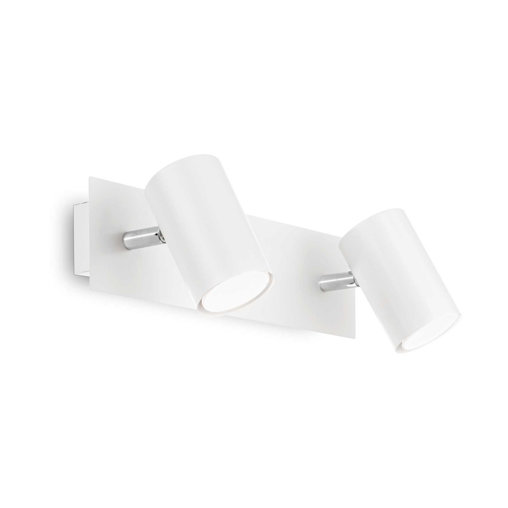 Lampada da parete SPOT bianca - L 365 x H 115 x P 130 mm