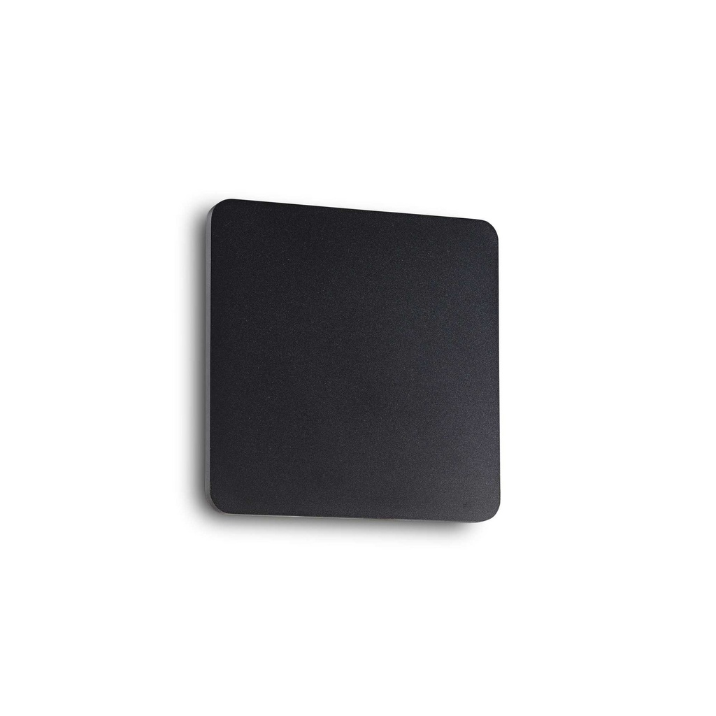 Lampada da parete nero L 150 x H 150 x P 50 mm