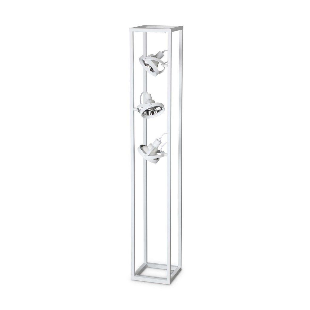 Lampada da terra audio bianca H1300mm