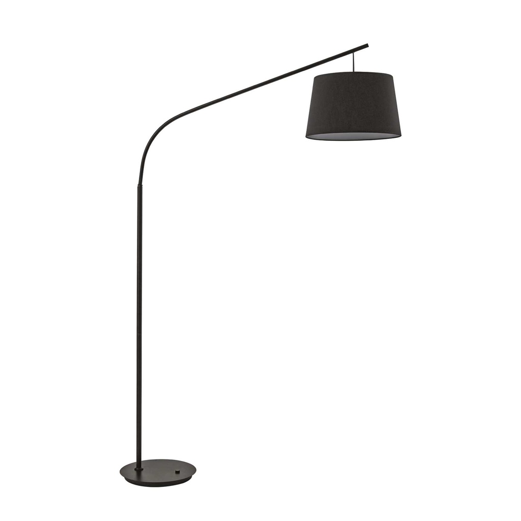 Lampada da terra nero L 1180 x H 1970 x P 400 mm