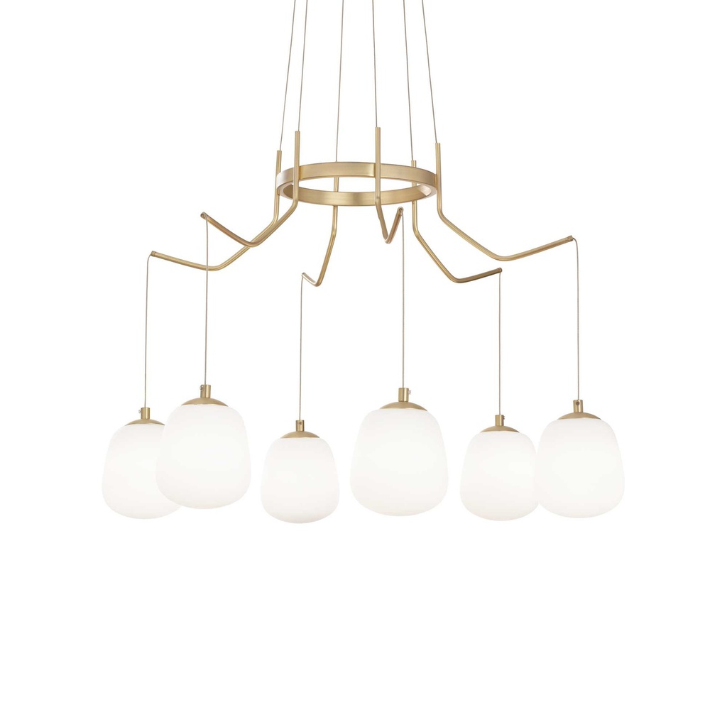 Lampada sospensione KAROUSEL SP6 - D720 x H1075-1270mm