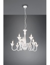 Lampadario Bianco Sala Da Pranzo 9 Luci Con Catena Elsa Trio Lighting
