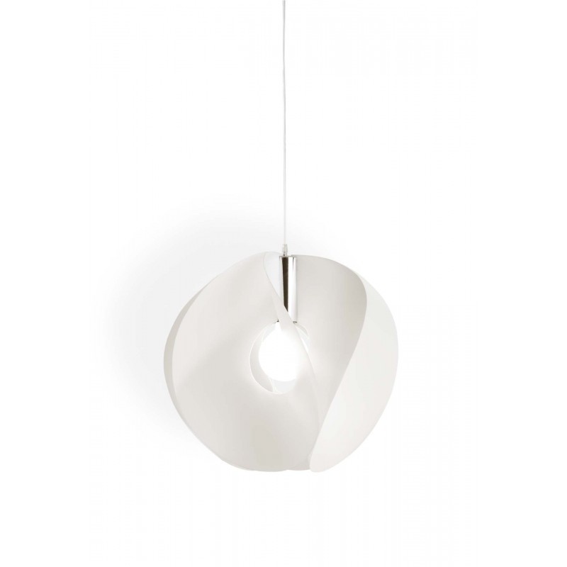 Lampadario a sospensione ATOM Bianco diametro 54x h50 cm
