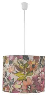 Lampadario tessuto fantasia senza attacco nl-0407 Ø cm.50h40