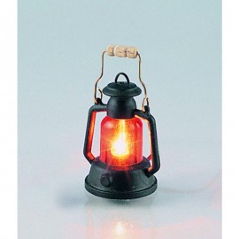 Lanterna in metallo a batteria per presepe 5 cm