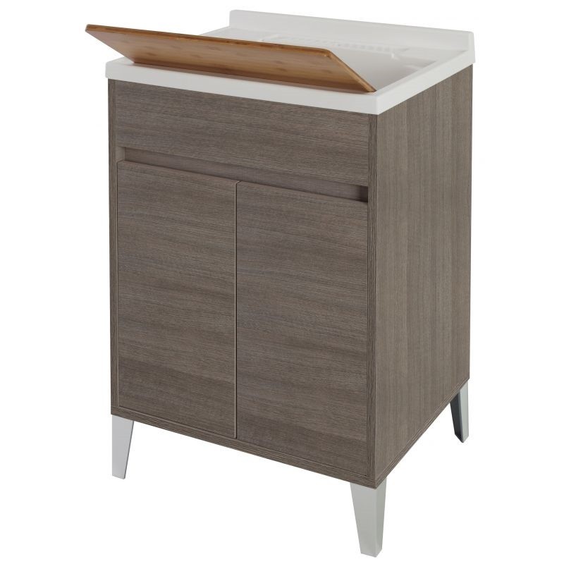 Lavatoio a due ante Rovere Scuro 60x50x h84 cm